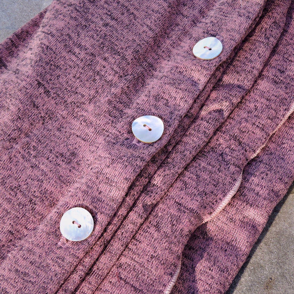 Knit Button Shawl