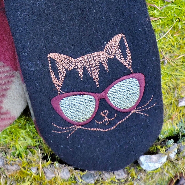 Cool Cats Mittens ~ Medium