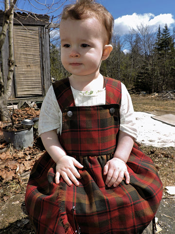 Maple Leaf Tartan Dress