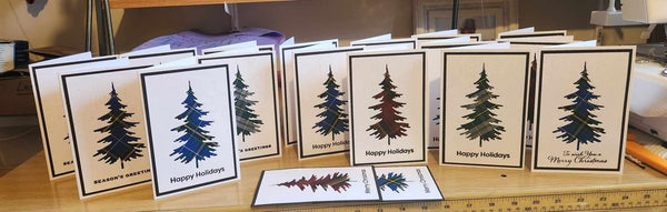 Tartan Tree Christmas Card