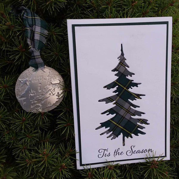 Tartan Tree Christmas Card