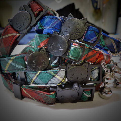 Celtic Cats Tartan Collar
