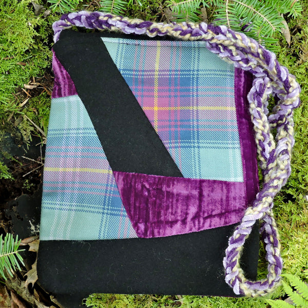 Hame Tartan Patch Purse