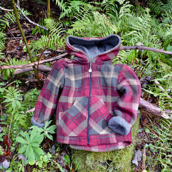 Maple Leaf Tartan Fleece Jacket