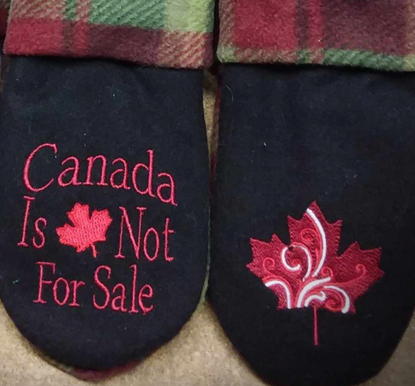 Canada Is Not For Sale Mittens