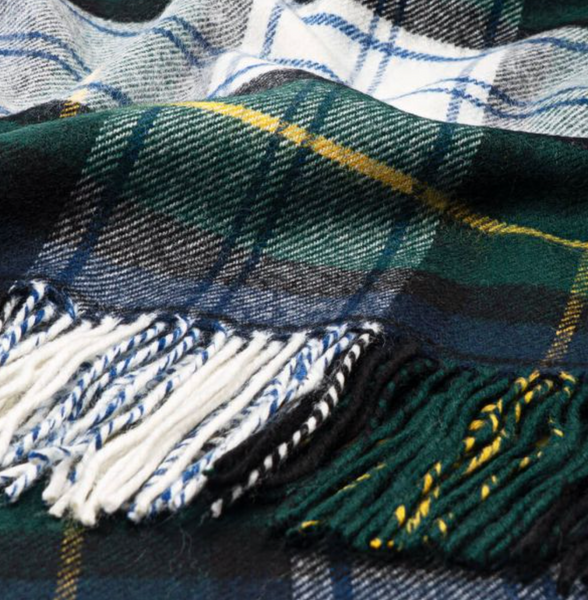 Deluxe Button Shawl~Lambswool