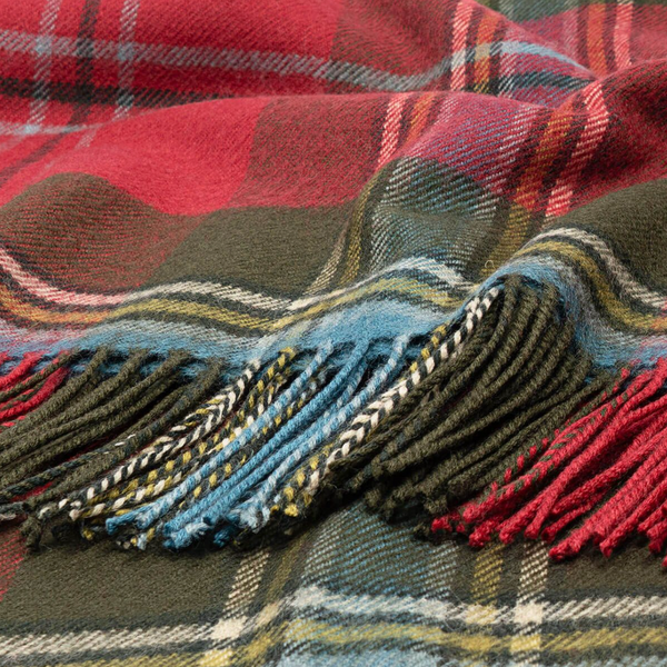 Deluxe Button Shawl~Lambswool