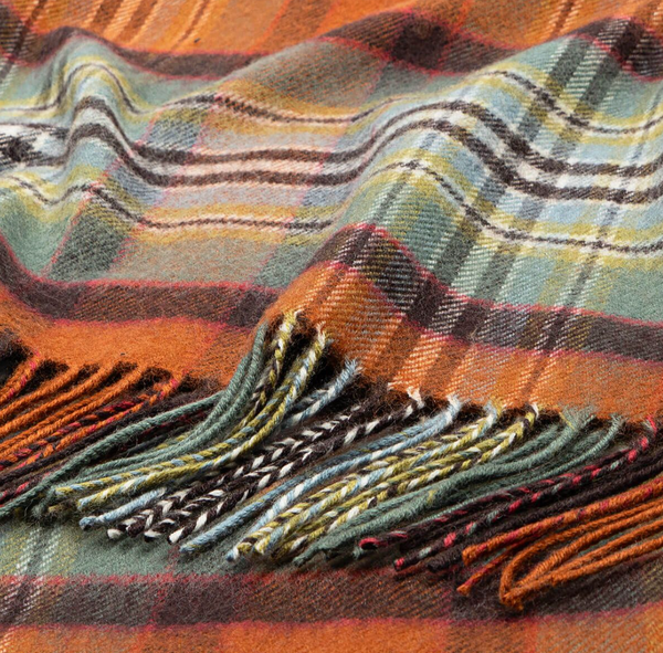 Deluxe Button Shawl~Lambswool