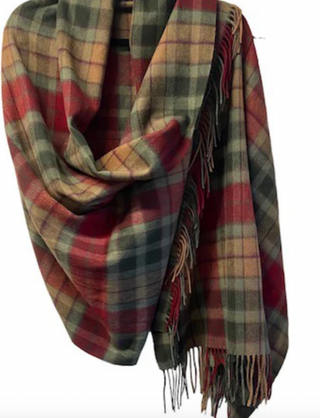 Button Shawl~Lambswool