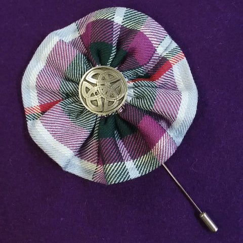 World Peace Tartan Rosette