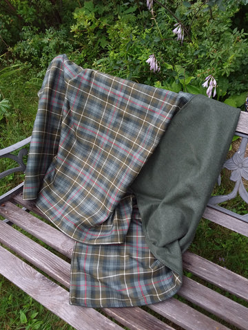 Wool Lined Throw Blanket~Clan & Speciality Tartan